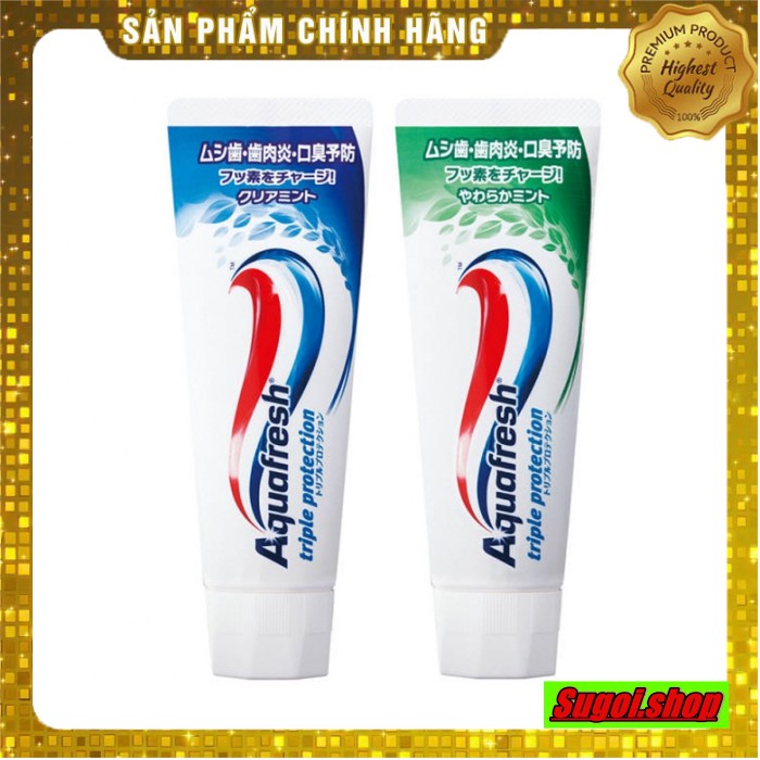 Kem đánh răng Aquafresh Nhật