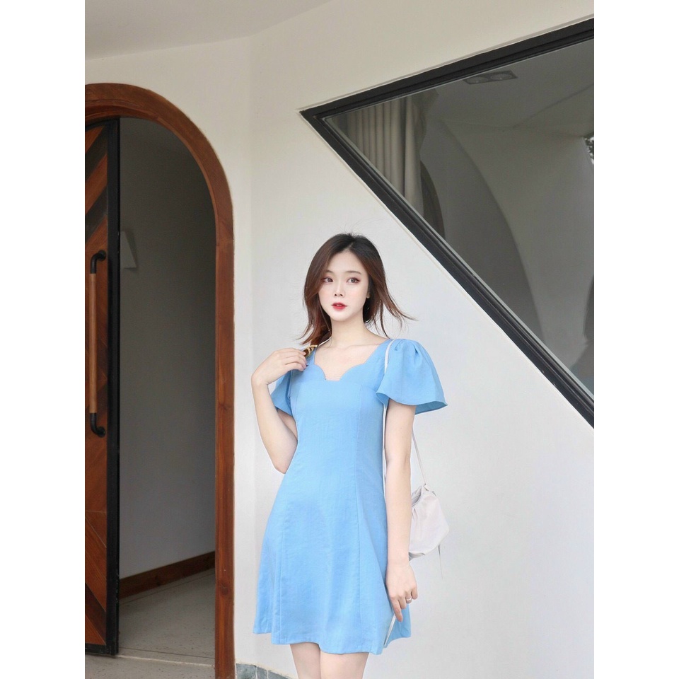 ĐẦM XANH TAY LOE - DXTL1702