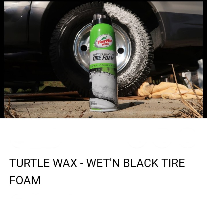 NHẬP KHẨU MỸ - Turtle Wax Tire Foam &amp; Shine- Dung dịch dạng bọt tuyết xịt làm sạch và bóng vỏ, lốp xe Turtle Wax - 550ml