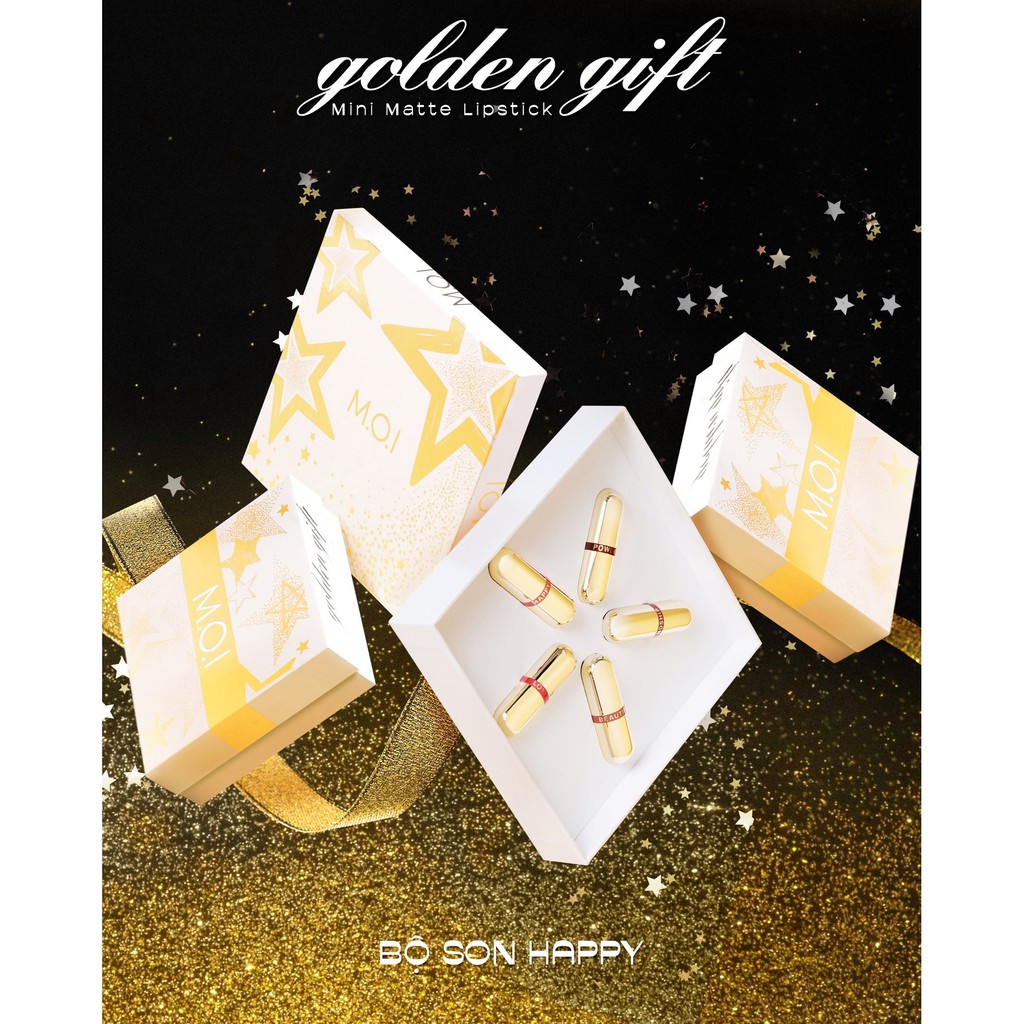 Son Thỏi - BST Son Golden Gift 2021 - Son HỒ NGỌC HÀ