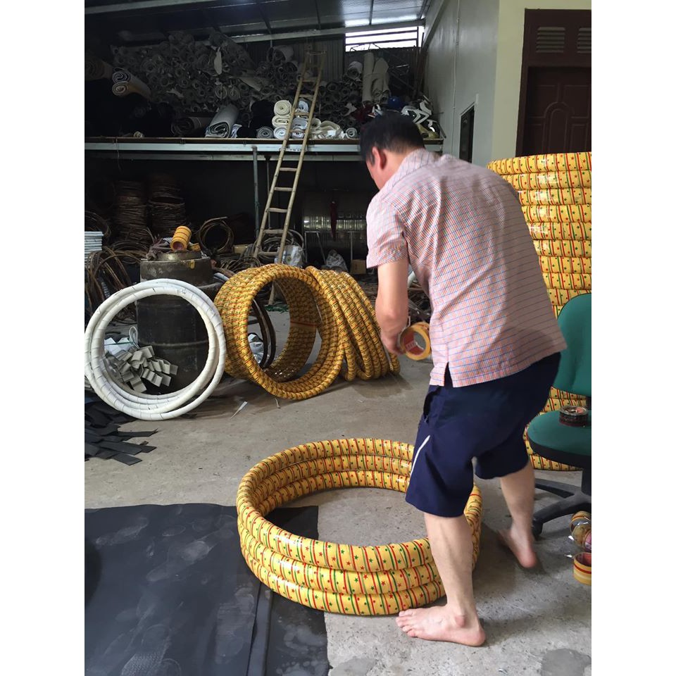 Vòng lắc giảm eo song mây chập 3 Size khủng nặng 5kg giúp giảm mỡ bụng nhanh hiệu quả