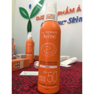 AVENE-CHAI XỊT CHỐNG NẮNG BẢO VỆ TỐI ĐA( AVENE VERY HIGH PROTECTION SPRAY 50+)