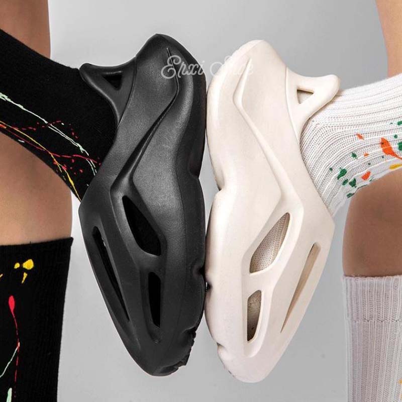 Oeggeo shop Giày Đục Lỗ Đi Biển Chống Thấm Nước Đơn Giản Cho Nam Và Nữ