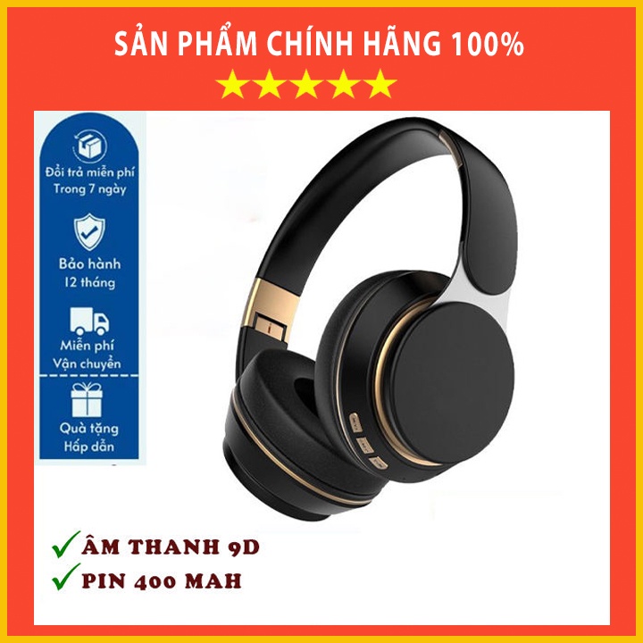 Tai Nghe Bluetooth Chụp Tai Có Mic Xbass T7 Cực Hot, tai nghe không dây bluetooth sạc pin bass mạnh. Tai nghe blutut