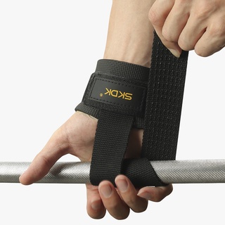 Cử tạ Tay Cầm Đai Điện Dây Đeo Tay Dây Đeo Tay Thể Thao Tập Gym Cử tạ Huấn Luyện Thiết Bị Bảo Vệ Cổ Tay Đen Đai Hỗ Trợ