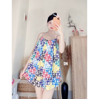 Bộ 2 dây chất lụa Mango, bộ lụa 2 dây mango mềm mịn, không nhăn, không xù - Ảnh thật