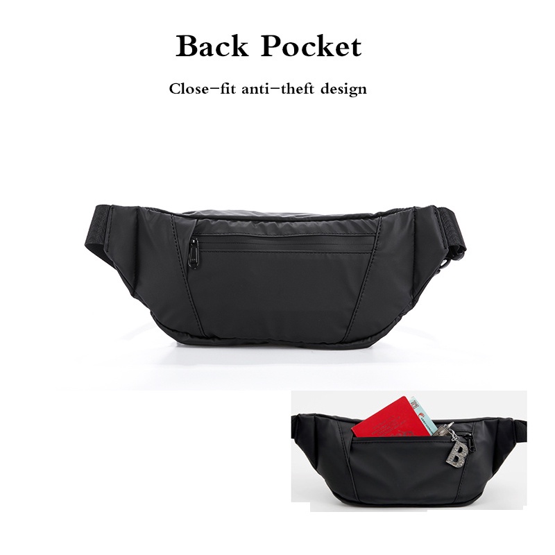 🔥Sẵn Sàng Cổ🔥 【Leacat】Không thấm nước Fanny Pack Túi đeo ngực ngoài trời thời trang Unisex Túi thắt lưng Túi đeo thắt lưng | BigBuy360 - bigbuy360.vn