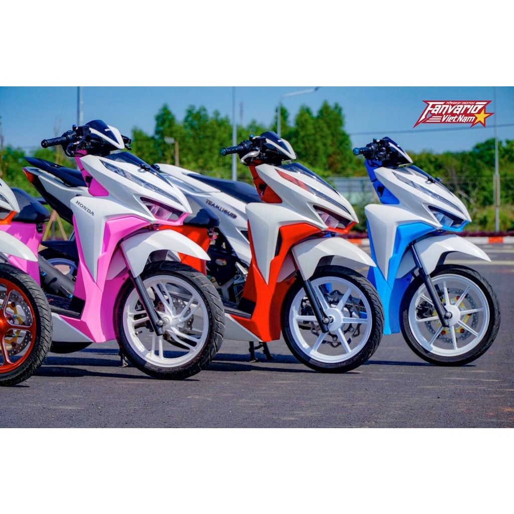Full bộ dàn áo nhám đủ màu cho Vario 125i-150i.
