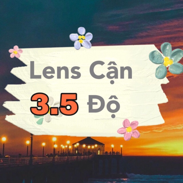 Lens Cận ( 3.5 Độ - Giãn ít ) Tặng khay gương dụng cụ