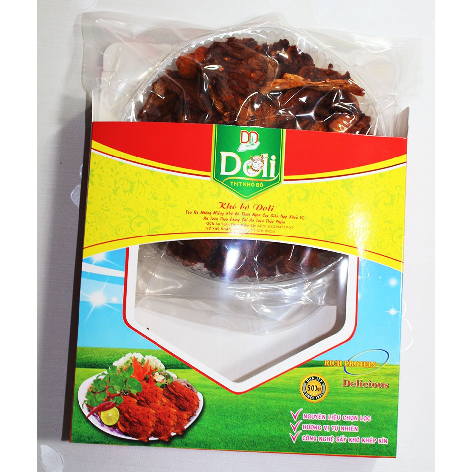 Khô bò miếng nhỏ giòn 500gr | BigBuy360 - bigbuy360.vn