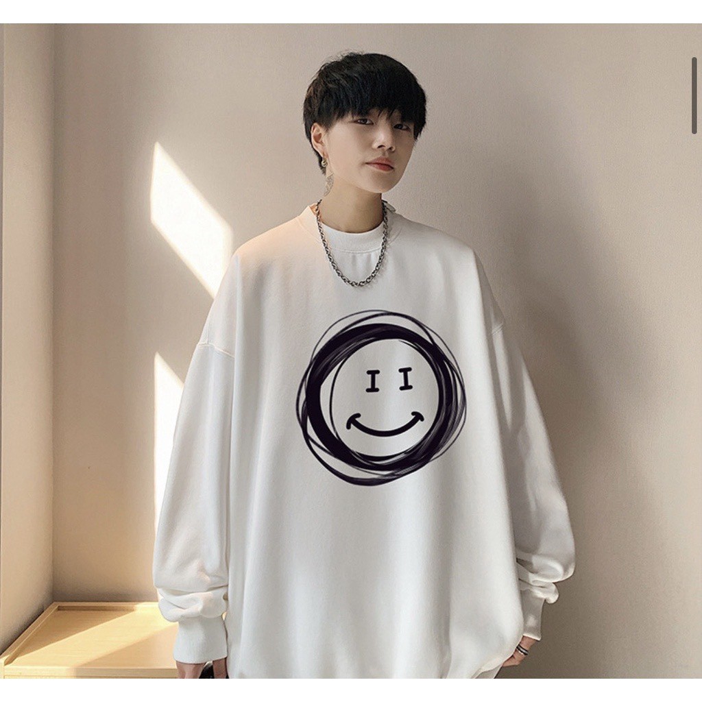 Áo sweater,áo nỉ dày form rộng 2 mẫu form unisex nam nữ mặc cực chất | BigBuy360 - bigbuy360.vn