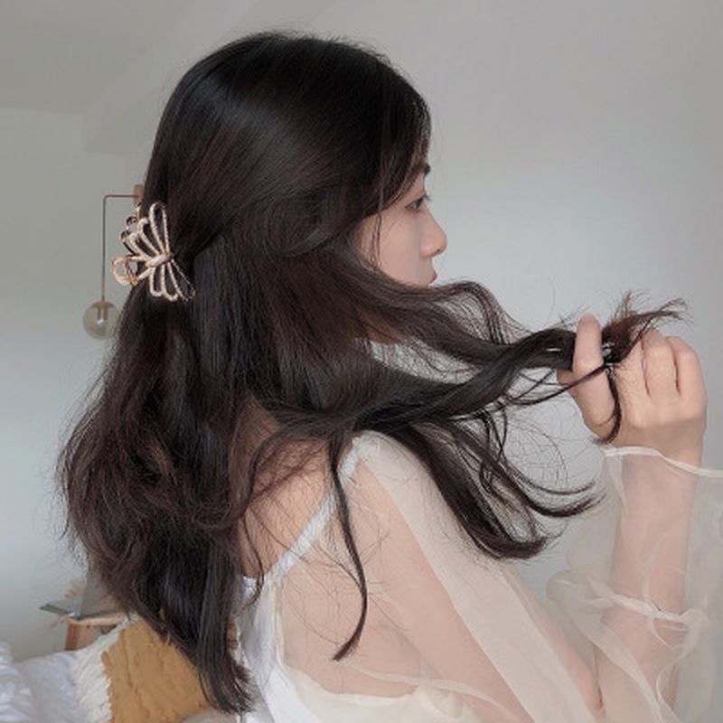 Kẹp Tóc Kim Loại Hình Bướm Thời Trang Cho Nữ