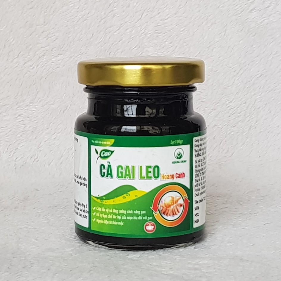 Cao cà gai leo Hoàng Canh – Hỗ trợ bảo vệ và tăng cường chức năng gan, giải độc tác hại rượu bia (100g)