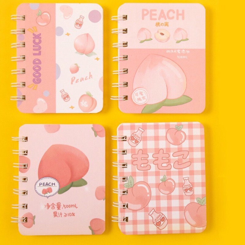 Sổ tay A7 mini nhiều hình dễ thương