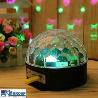 ĐÈN NHÁY NẤM LED PHA LÊ 7 MÀU TỰ ĐỘNG CẢM BIẾN THEO NHẠC !