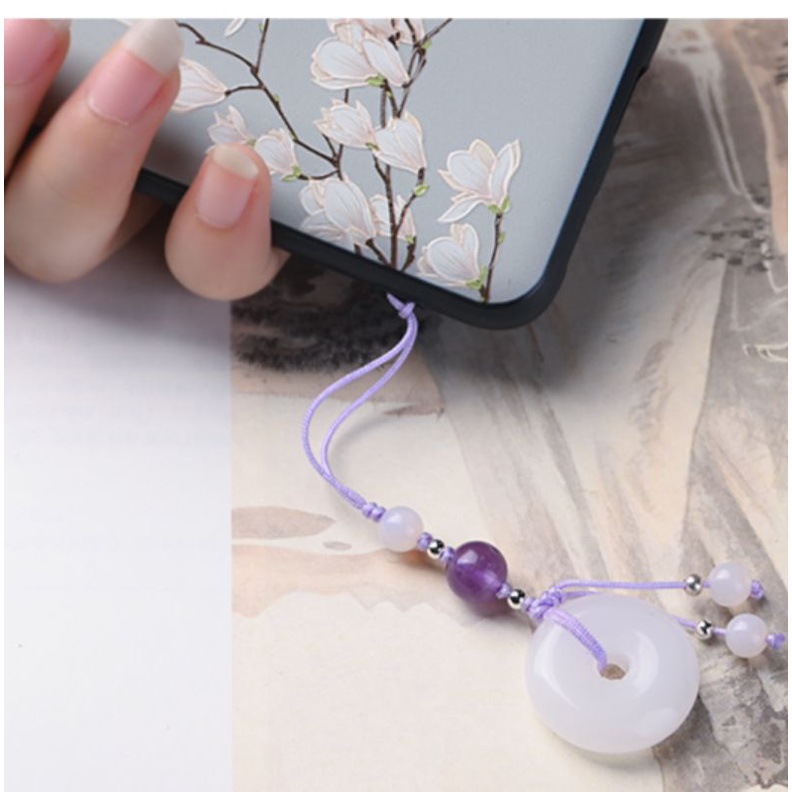 Móc khóa phong thủy, dây treo điện thoại, balô, túi xách, ví cầm tay cầu Tài Lộc Duyên