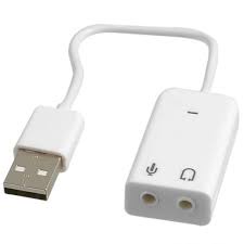 USB Sound card 5H sound dây trắng 7.1 cao cấp giá rẻ VNET