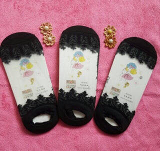 Set 10 Đôi Tất Hài Ren Công Chúa { R413 }