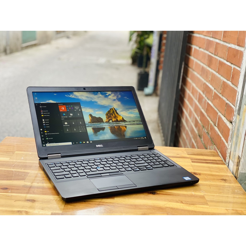 Laptop Dell E5570/ i7 6820HQ/ SSD256/ Vga R7/ FullHD/ Chuyên Render, 3D, Game/ Giá rẻ