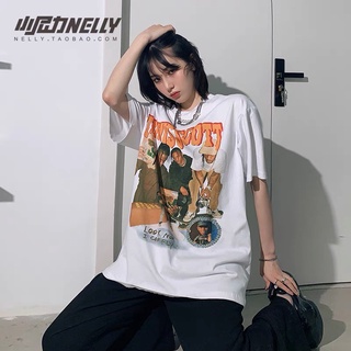 Phông brand NELLY unisex form rộng