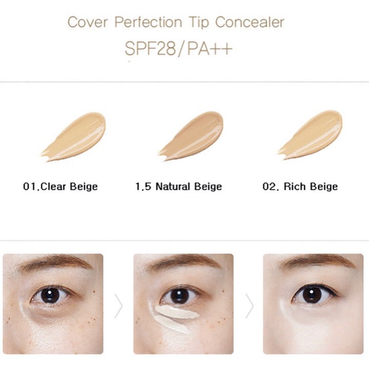 Che khuyết điểm The SAEM Cover Perfection Tip Concealer 6.5g | BigBuy360 - bigbuy360.vn