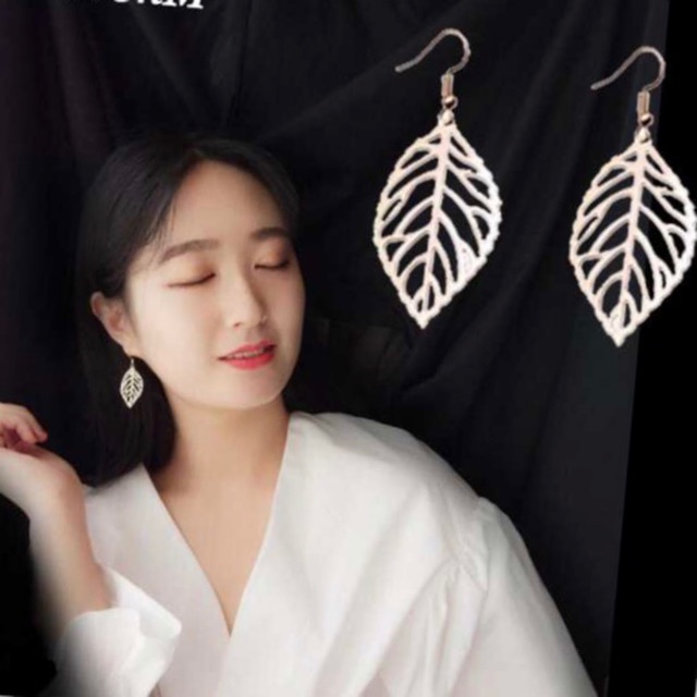 FREESHIP 99K TOÀN QUỐC_Khuyên tai hình lá cây KT098, KT099