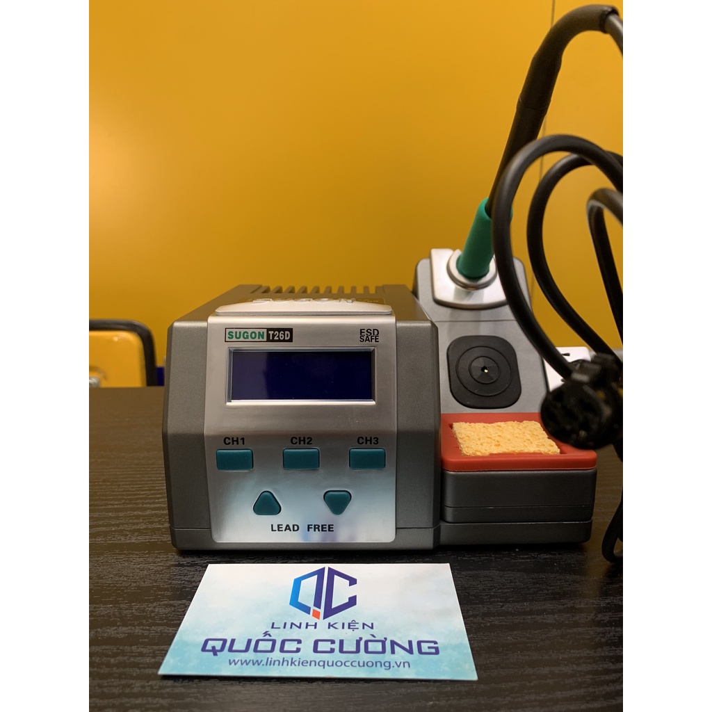 Máy hàn T26D SuGon (Hàng Chính Hãng) 1 mũi hàn JBC/ 1 mũi Sugon/ 6 đầu mũi hàn