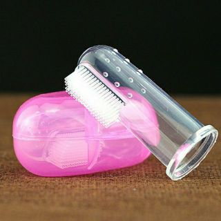 Rơ lưỡi, tưa lưỡi silicon mềm vệ sinh răng miệng bé