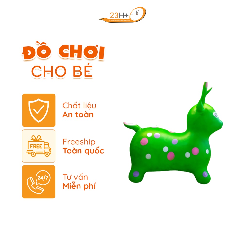 Đồ Chơi Thú Nhún Cỡ Lớn Cho Bé