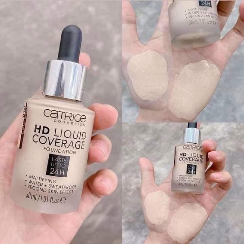 Kem Nền Catrice Hd 24h Niacinamide Tone 01-02