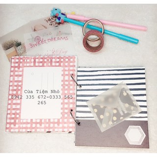 Sổ ảnh còng - Mini album - Scrapbook