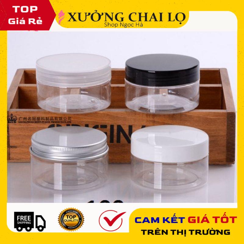 Hủ Đựng Kem ❤ GIÁ RẺ NHẤT ❤ Hủ nhựa pet 50g,100g,200g,250g,500g đựng mỹ phẩm, thực phẩm, đồ khô, ngũ cốc