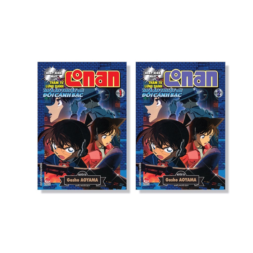Truyện Lẻ _ Thám Tử Lừng Danh Conan Hoạt Hình Màu: Nhà Ảo Thuật Với Đôi Cánh Bạc – Tập 1 và Tập 2