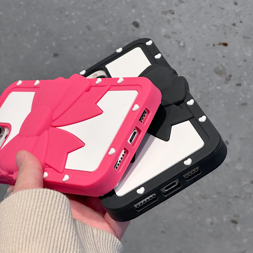 Cartoon wristband bow phone case for iPhone 14/13 /12PRO MAX/ 11/ 13PRO MAX Soft shell anti falling