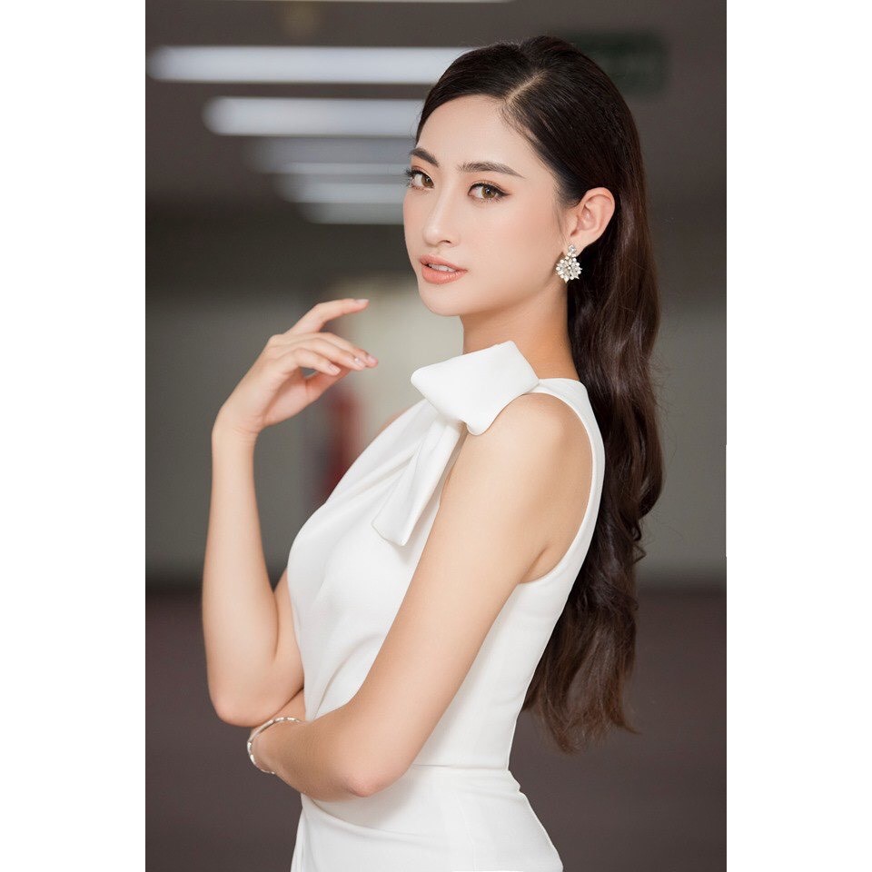 Đầm Dự Tiệc Ôm Body Cổ Thuyền Đính Nơ Vai Dễ Thương Nhún Eo Xếp Ly Alvin Store 2745 | BigBuy360 - bigbuy360.vn