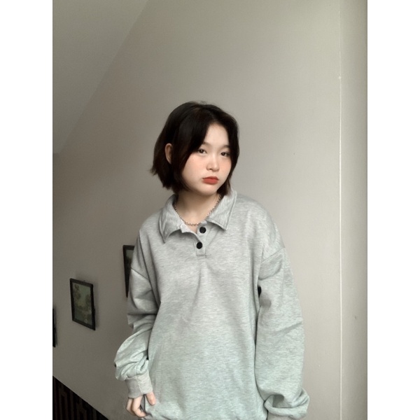 ÁO POLO NỈ DÀI TAY | BigBuy360 - bigbuy360.vn