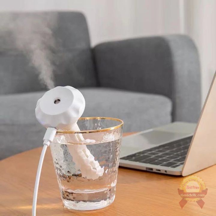 Máy phun sương cầm tay đa năng Donut thu gọn tạo độ ẩm xe hơi phòng ngủ làm việc văn Mini USB Cắm cốc chai nước di động