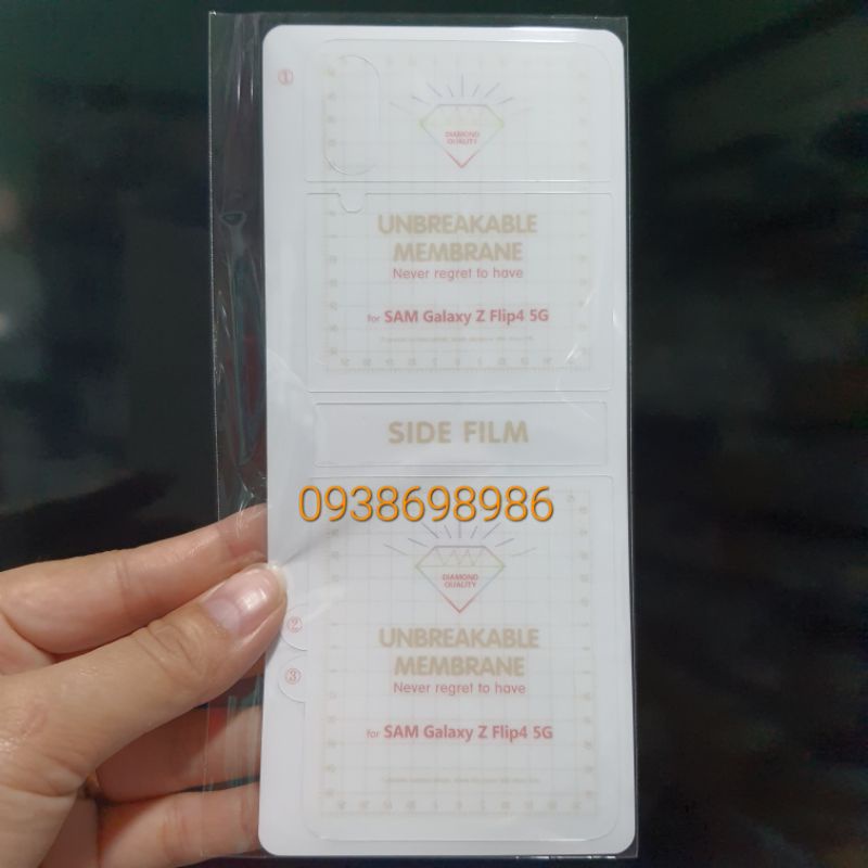 Miếng dán dẻo Ppf cho samsung Z Flip 4 / Z Flip 3 tự phục hồi vết xước