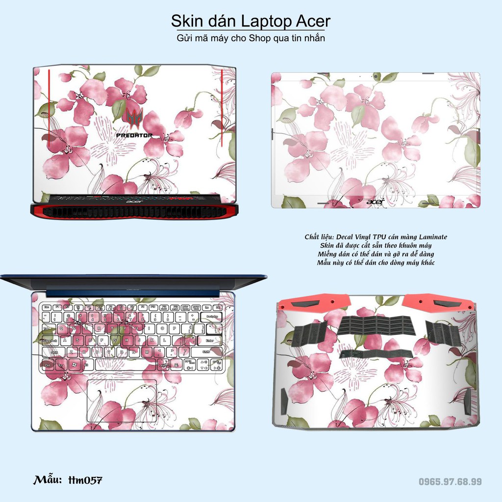 Skin dán Laptop Acer in hình Tranh thủy mặc _nhiều mẫu 3 (inbox mã máy cho Shop)