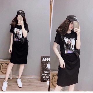 Váy suông nữ dáng dài