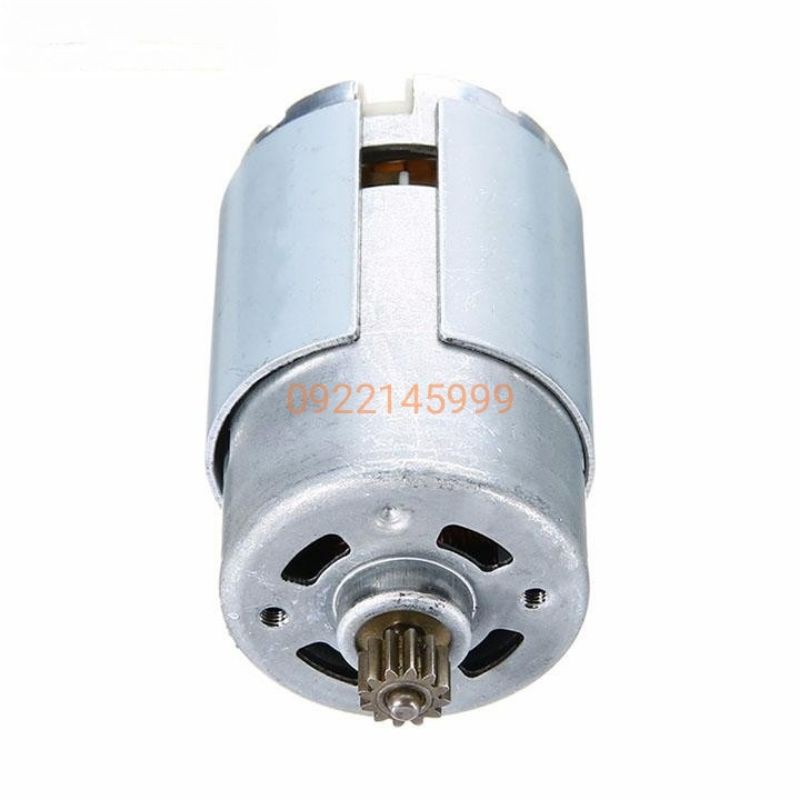 Motor 550 -21V 12 bánh răng thay thế máy khoan pin 14 -18-21-26V