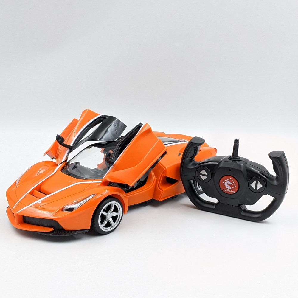 Siêu xe Ferrari LaFerrari Mở Của Cánh Chim_Vi sai_Pin sạc_size1/10 TẶNG BẮN BI
