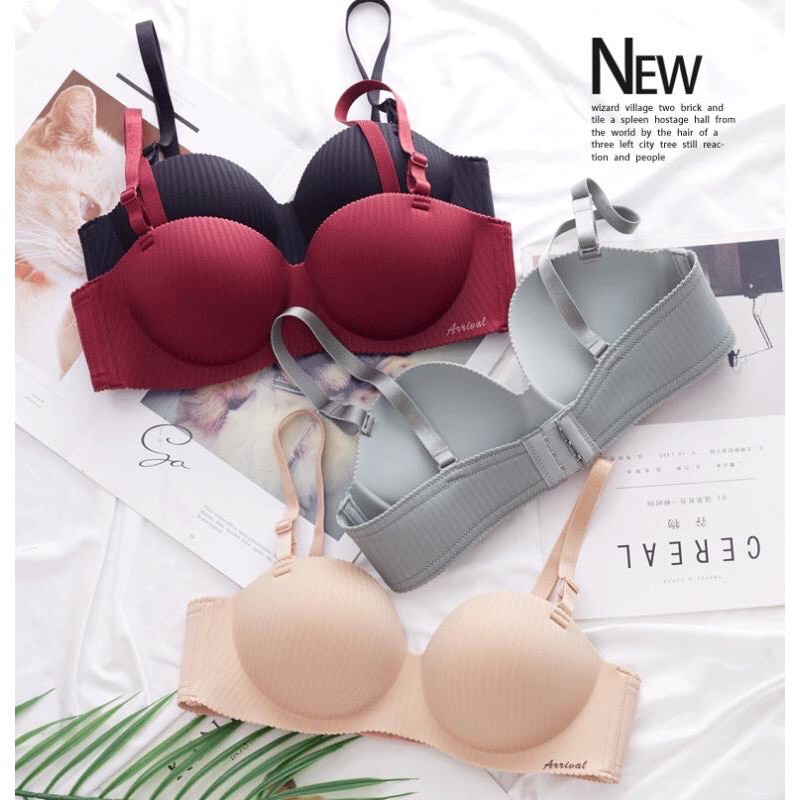 Áo lót Đúc  Không Gọng Đệm Vừa ( màu đen, da, xám, đỏ đô )