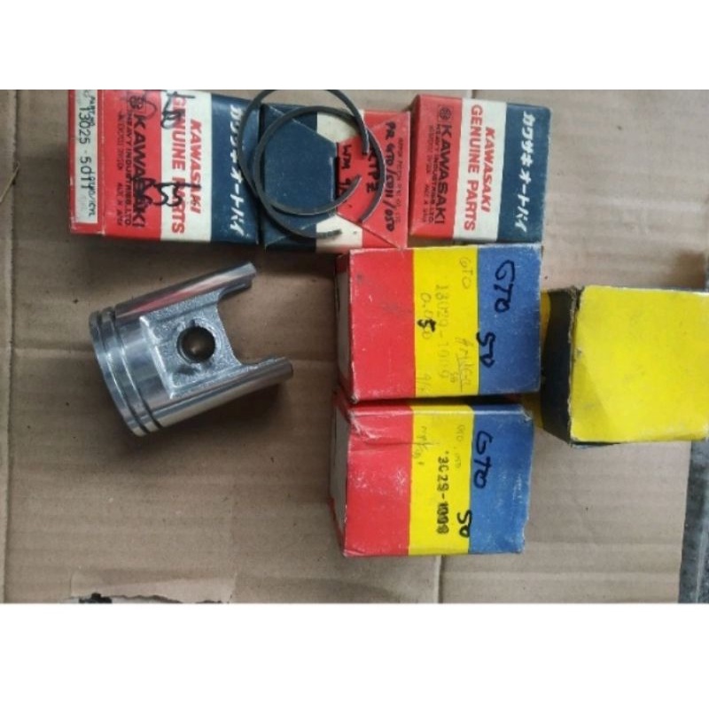 Bộ piston plus Vòng Đệm Pít Tông Không Cần Bút Kawasaki Binter gto OS 50