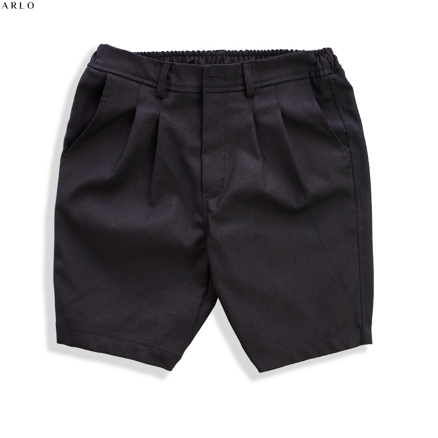 Quần Short Kaki BERNICE Lưng Thun Chất Liệu Kaki Cao Cấp Co Dãn Màu Đỏ Đô - ARLO