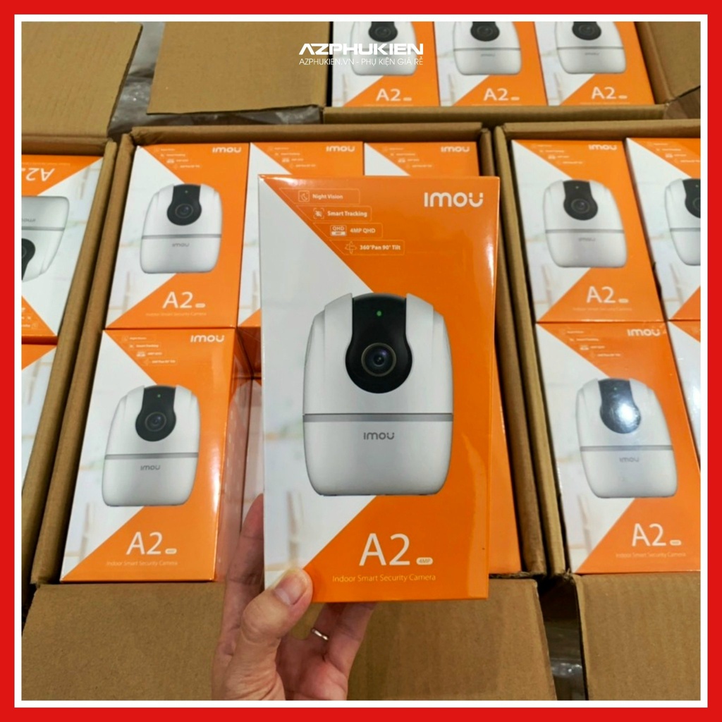 Camera wifi trong nhà 360 IMOU A2 A22EP 4MP 2K 2022, báo động, đàm thoại 2 chiều - Hàng chính hãng - Bảo hành 2 năm