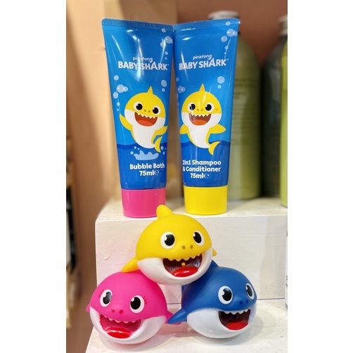 Set gel tắm, dầu gội &amp; xả cho em bé Pinkfong BABY SHARK