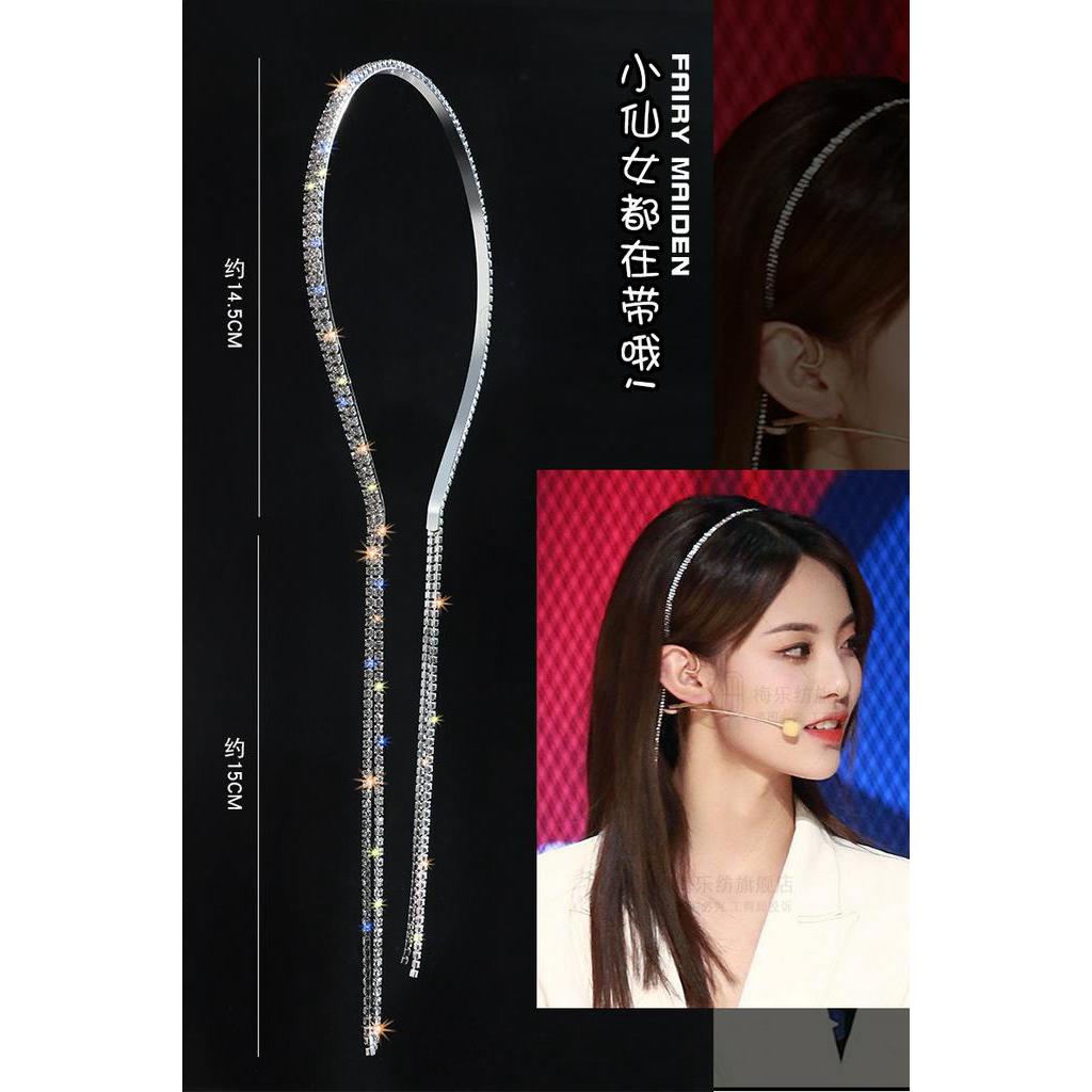 Băng đô đính đá và bông tai thời trang Hàn Quốc cho nữ