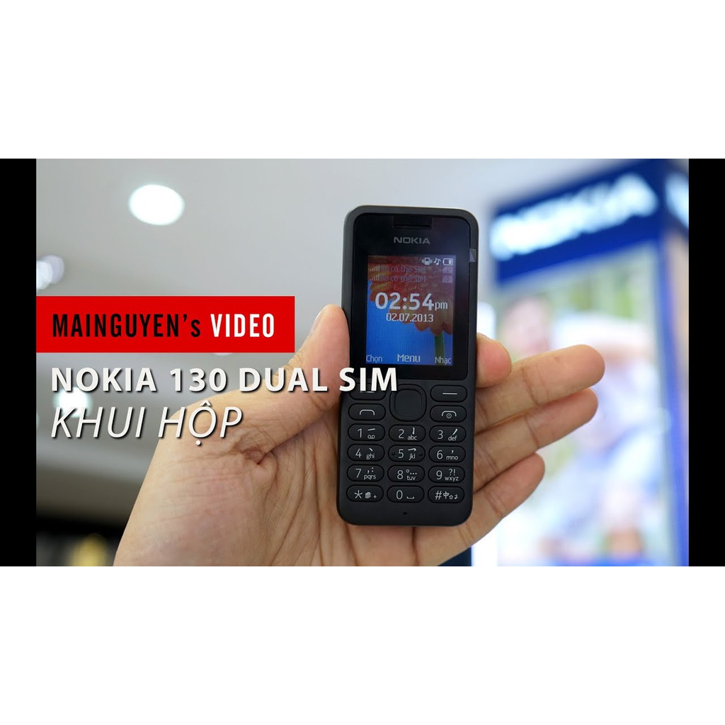 Điện thoại Nokia 130 cổ 2 sim main zin chính hãng Bảo hành 12 tháng