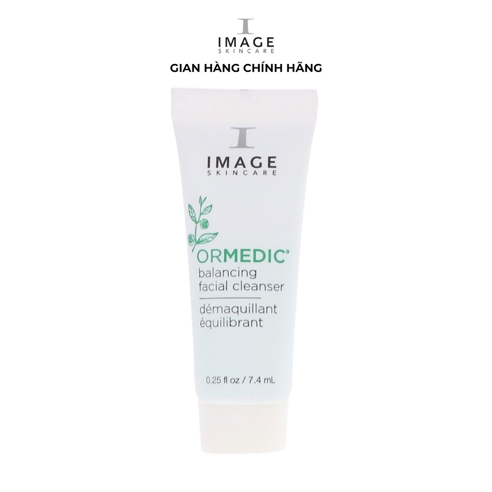 Sữa rửa mặt làm dịu da Image Skincare Ormedic Balancing Facial Cleanser Mini 7.4ml